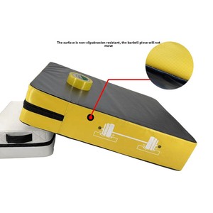 <span class=keywords><strong>Tapis</strong></span> <span class=keywords><strong>de</strong></span> sol anti-choc pour haltères et musculation, insonorisant et anti-vibration, en cuir épaissi pour usage intérieur - Product Image 4