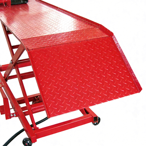 <span class=keywords><strong>Table</strong></span> à air à ciseaux de 1000 lb, rampe de levage pneumatique hydraulique pour la réparation de motos - Product Image 3