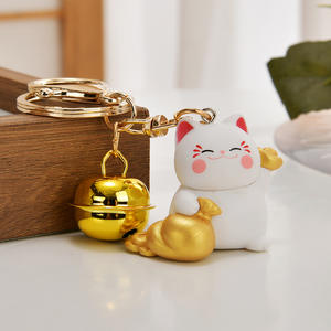 Llavero de Gato de la Fortuna, Accesorios para Empaque de Libros, Mini Gato de la Fortuna, Muñeco de Escritorio, Regalo - Product Image 4