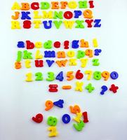 Imanes de Letras y Números Magnéticos Personalizados de 78 Piezas, Alfabeto de Plástico Colorido 123 ABC, Juguete Educativo para el Estudio