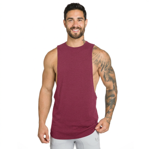 Cotton Comfortable Sleeveless <b>Men</b> Tank Tops Fitness <b>Singlet</b> Bodybuilding Workout Gym Shirts - Product Image 1