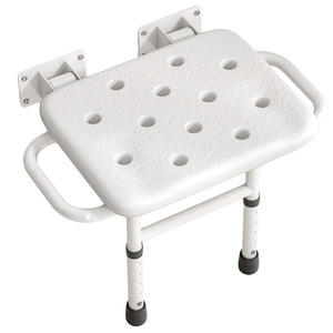 Bathroom <b>Stool</b> Wall Mounted <b>Folding</b> Adjustable Non Slip Seat For Shower Bath Elderly Pregnant Women Home Use - Product Image 5