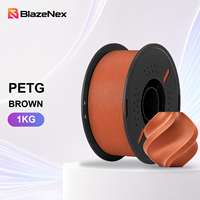 Filament d'impression 3D BlazeNex PETG 1,75 mm, bobine de 1 kg, forte adhérence des couches, prototypes durables, faible tendance à la déformation pour imprimantes 3D FDM