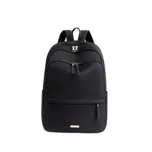 Mochila de lona de gran capacidad de viaje para mujer al por mayor para mochila Unisex elegante bolso de ordenador para estudiantes 2023 nuevo