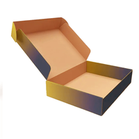 Boîte d'avion ondulée pliante en gros Boîte de papier d'emballage de produits de beauté personnalisés pour les soins de la peau