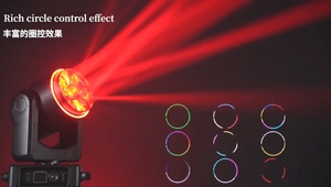 Ánh sáng sân khấu chuyên nghiệp <span class=keywords><strong>mini</strong></span> 7x60W rửa di chuyển ánh sáng đầu dẫn mệnh <span class=keywords><strong>Zoom</strong></span> 760 mắt ong cho đám cưới DJ Show buổi hòa nhạc bên thanh - Product Image 5