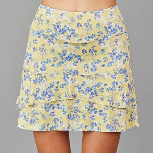 Jupe de sport plissée vintage imprimée pour femme, taille naturelle, broderie, logo personnalisé, idéale pour le golf, la course et l'entraînement - Product Image 1