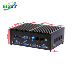 ELSKY PC Industrial con CPU Kaby Lake de 7.ª Generación, Mini PC Core I5 7200U, Pantalla 4K UHD, RAM DDR4 Integrada de 4G/8G, M818 - Product Image 4