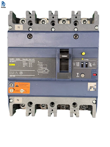 เซ็นเซอร์ควบคุม PLC MCCB เซอร์กิตเบรกเกอร์แบบขึ้นรูป ยี่ห้อใหม่เอี่ยมของแท้ EZD160M 4P - Product Image 1