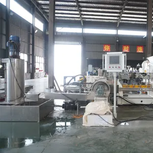 TPR TPE EVA hạt nhựa máy đùn Pet caco3 Vòng nước ướt pelletizing dòng