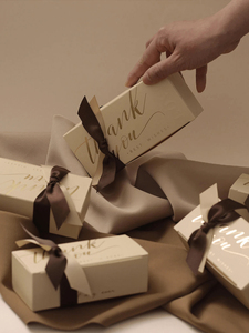 Caja de Embalaje de Papel con Forma de Triángulo Grande con Asas, Caja de Dulces para Boda, Caja de Regalo de Dulces para Invitados - Product Image 4