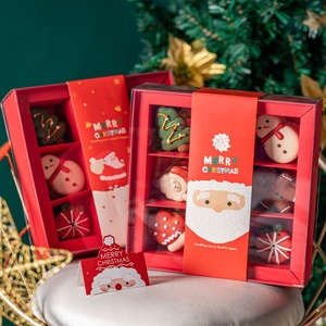 Eco-friendly and Aesthetically Pleasing Custom Drawer <b>Boxes</b>, Christmas <b>Cookie</b> Candy Packaging <b>Boxes</b> with Lids. - Product Image 2