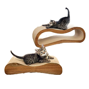Umwelt freundliches, langlebiges, gewelltes 2 in 1 <span class=keywords><strong>Cat</strong></span> Scratcher <span class=keywords><strong>Cardboard</strong></span> Lounge <span class=keywords><strong>Bed</strong></span> - Product Image 6