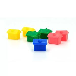 Monopoli ชิ้นเกมโทเค็นพลาสติกที่มีคุณภาพสูงบ้านและโรงแรมและโลหะสำหรับเกมกระดาน - Product Image 6