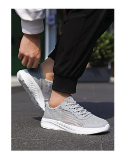 Scarpe sportive Casual da uomo <span class=keywords><strong>Plus</strong></span> Size 48 estive leggere in Mesh cava e traspiranti scarpe da passeggio all'aperto - Product Image 4