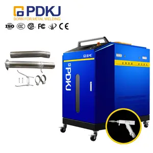 PDKJ Máquina de solda a laser de fibra para tubo de escape de carro, alumínio, aço inoxidável, aço gcarbon e outros tapetes de metal