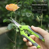 Tuinschaar met bypass-mechanisme, roestvrij staal, meerkleurig, voor fruitbomen & druivenplukken