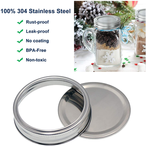 Bulk Sealing Regular Mouth 70 mm Separate Canning Mason Jar with Lids Mason Jar Lids for Glass