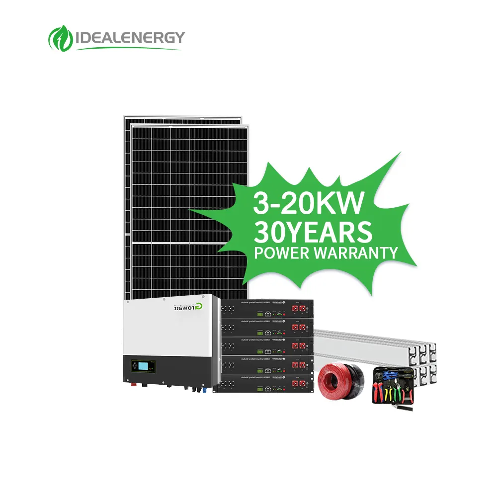 Полный Комплект домашний Гибридный 3 кВт 5 кВт 6 кВт 4 5 6 7 кВт киловатт 8000 кВт 8 кВт 8000 Вт электрическая Выходная система солнечной энергии