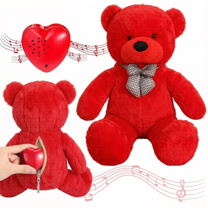 <span class=keywords><strong>Orso</strong></span> di Peluche Gigante all'Ingrosso Orsacchiotto Rosso di Grandi Dimensioni Animale di Pezza Cuscino a Forma di Orsacchiotto Regalo per San Valentino - Product Image 2