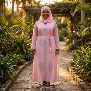 Robes musulmanes pour femmes en gros à bas prix, vêtements islamiques en tissu doux, coupe confortable pour <span class=keywords><strong>la</strong></span> <span class=keywords><strong>prière</strong></span> et le quotidien - Product Image 1