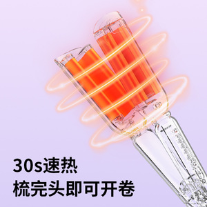 Rizador de Pelo de 28 mm con Calor Ajustable y Revestimiento Cerámico, Herramienta para el Cuidado del Cabello - Product Image 4