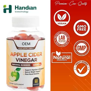 Healthcare Supplement Vitamina C ACV Apple Cider Vinegar Gummies with B Vitamins for Immune Support Detox and Cleanse