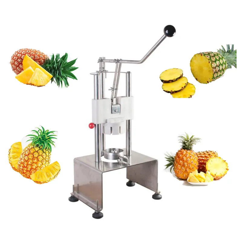 Descascador de abacaxi automático, máquina removedora de pele de frutas, 60 peças/máquina de remoção de abacaxi