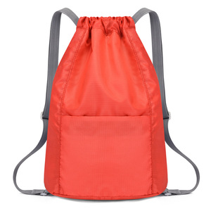 Unisex Lightweight Oxford Cloth PVC <b>Drawstring</b> <b>Backpack</b> Customized Sports Fitness Gear Waterproof Feature Basketball Fashion - Product Image 2