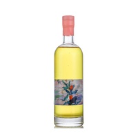 Groothandel 500ml Transparante Glazen Fruitwijnflessen SQ500 Model Reliëfdruk Geïmporteerde likeurflessen Directe Fabrikant