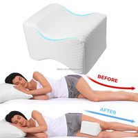 Coussin Orthopédique Ergonomique pour Genoux et Jambes, Soutien Latéral pour Dormeurs sur le Côté, Soulagement Sciatique, Coussin de Repos pour la Grossesse et le Sommeil