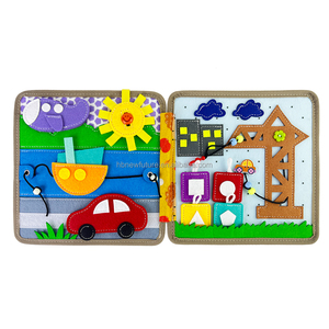 Libro Sensorial <span class=keywords><strong>para</strong></span> Bebés Estilo Ciervo Sika NF12, Juguetes Educativos Tempranos <span class=keywords><strong>para</strong></span> Niños, Libro de Actividades Tranquilas <span class=keywords><strong>para</strong></span> Niños Pequeños, Precio de Fábrica al por Mayor - Product Image 5