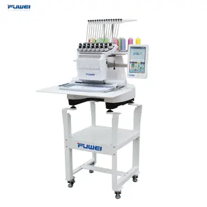 FUWEI high quality BF-1500 computerized one head hat embroidery machine as happy embroidery machine