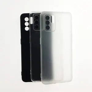 メーカー卸売マットTPUケースソフトフロストバックカバーシリコン携帯電話ケースOPPO Joy 3/A11Wブラック用