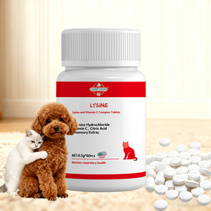 Suplementos para Gatos y Gatitos en Tabletas con Lisina Orgánica Sin Granos, Complejo de Vitamina C, Absorción Rápida, Antiviral, Refuerzo Inmunológico, OEM/ODM - Product Image 2