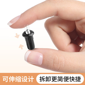 Conector de Puerta de Armario Jiadi City Spring Pivot de Acero Laminado en Frío Negro para Soporte de Estante de Armario, Diseño Moderno y Sencillo - Product Image 4