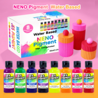 TIMESRUI 30ml Pigment liquide à base d'eau hautement concentré, ciment, plâtre, colorant néon, colorant JES pour projet artistique