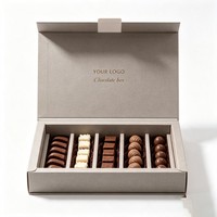 Boîte en papier de haute qualité, personnalisable, luxueuse, recyclable, robuste, pour la vente en gros, pour emballer des beignets, du chocolat, du pain, des gâteaux, des biscuits, des desserts
