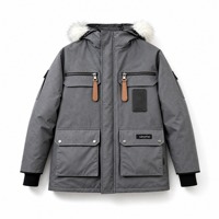 Veste matelassée décontractée en coton imprimé à capuche pour homme, avec parka d'hiver chaude et rembourrée, manteau d'extérieur