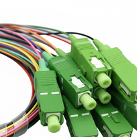 Cable de Fibra Óptica Monomodo LSZH de 900um (0.9mm) SC/APC UPC G657A1 FTTH con Conector LC