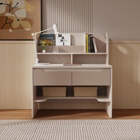 Bureau d'étude moderne blanc pour enfants avec étagère et tiroir pour la maison, l'école, le bureau, multi-usages, en panneau écologique, facile à nettoyer