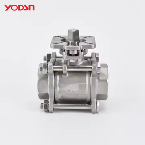 YODSN 316 1000WOG alta piattaforma Bsp Npt Bspt valvola a sfera filettata Dn32 3 pezzi valvola in acciaio inox controllo temperatura normale - Product Image 4
