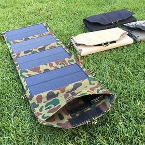 핫 접이식 7W 5V 태양 전지 패널 충전기 휴대 전화 전원 은행 휴대용 태양열 충전기 야외 28W 21W 15W 7W 방수 - Product Image 3