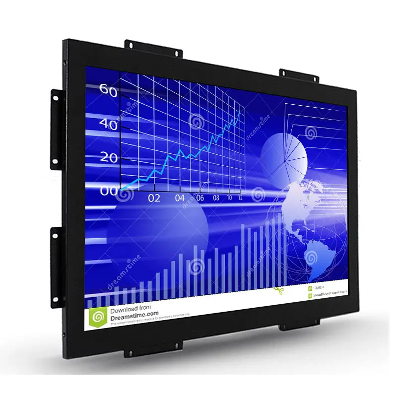 New 21.5 inch industrial touchscreen monitor open frame Capacitive touch monitor