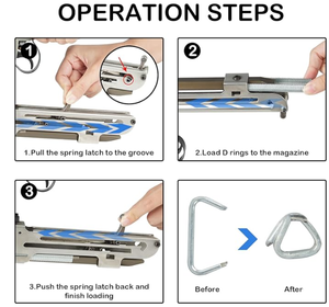 WOODPECKER HR22 Alicates <span class=keywords><strong>de</strong></span> anillo en D/Alicates <span class=keywords><strong>de</strong></span> anillo <span class=keywords><strong>de</strong></span> cerdo Pistola <span class=keywords><strong>de</strong></span> <span class=keywords><strong>grapas</strong></span> <span class=keywords><strong>de</strong></span> <span class=keywords><strong>aire</strong></span> Pistola <span class=keywords><strong>de</strong></span> clavos <span class=keywords><strong>de</strong></span> gas para sofá - Product Image 2