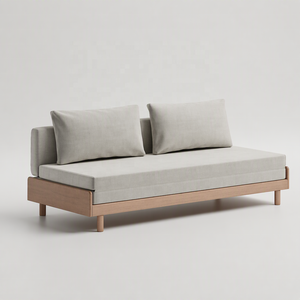 Canapé-lit pliable gain de place pour salon, dossier réglable, chaise-lit moderne 3-en-1 SJSFC001 - Product Image 1