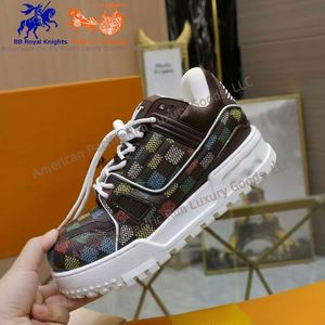 Zapatillas Deportivas TRAINER MAXI de Alta Calidad, Unisex, de Diseño, de Cuero, Casuales, con Cordones, de Lujo, Planas, para Caminar, Correr y Hacer Deporte - Product Image 4