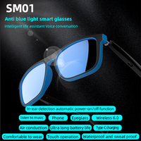 Gafas de Sol Inteligentes Inalámbricas con Cancelación de Ruido, Resistentes al Agua IPX4, con Puerto de Carga Tipo-C y Control Táctil, para Música