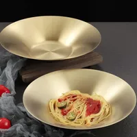 Bol à salade coréen en acier inoxydable, profond, antirouille, plat à fruits empilable, bol à ramen rond, vaisselle de cuisine
