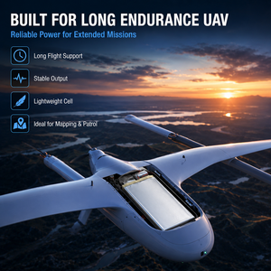 Batterie de drone LiPo 40000mAh 3.7V 350Wh/kg à haute densité énergétique et semi-solide pour drone longue portée UAV, drone industriel - Product Image 6